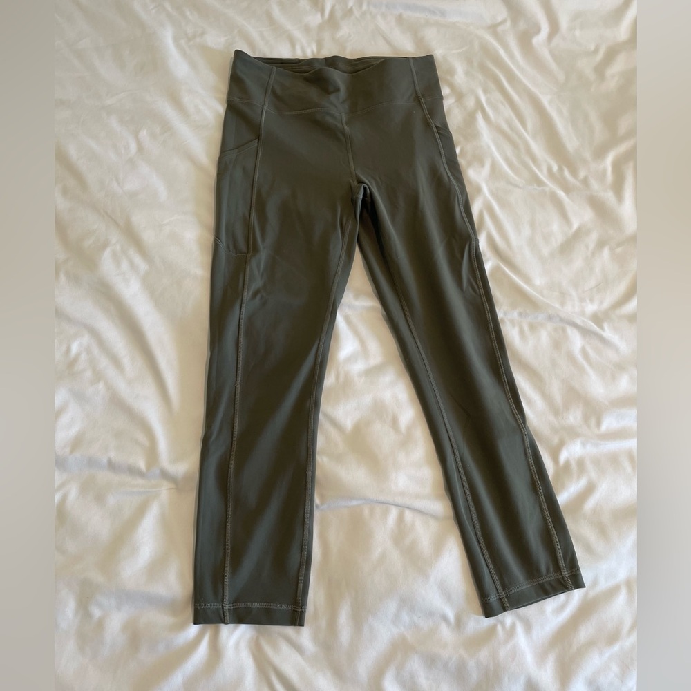 Lululemon Sage Green High-Waisted Leggings